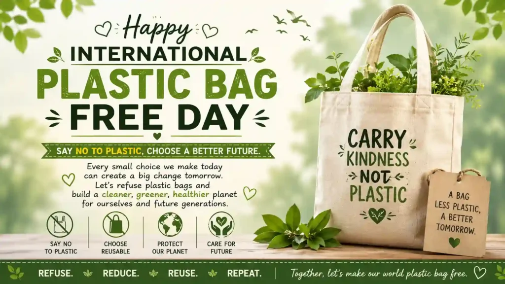 ā¤ļø Heartfelt International Plastic Bag Free Day Messages