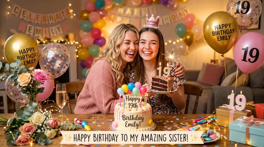 Happy Birthday Wishes for Sister Captions