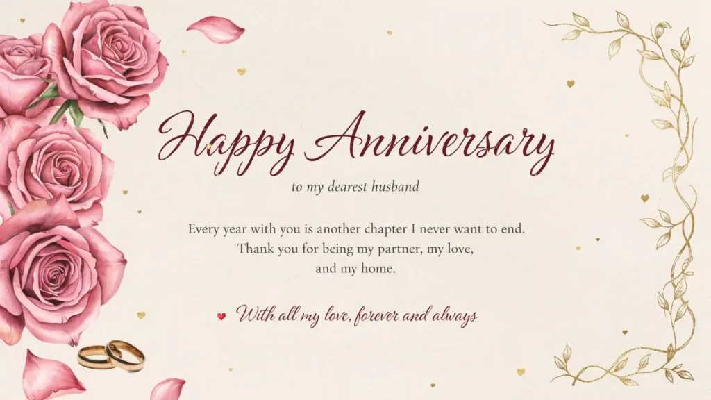 Heartfelt Anniversary Wishes for Husband