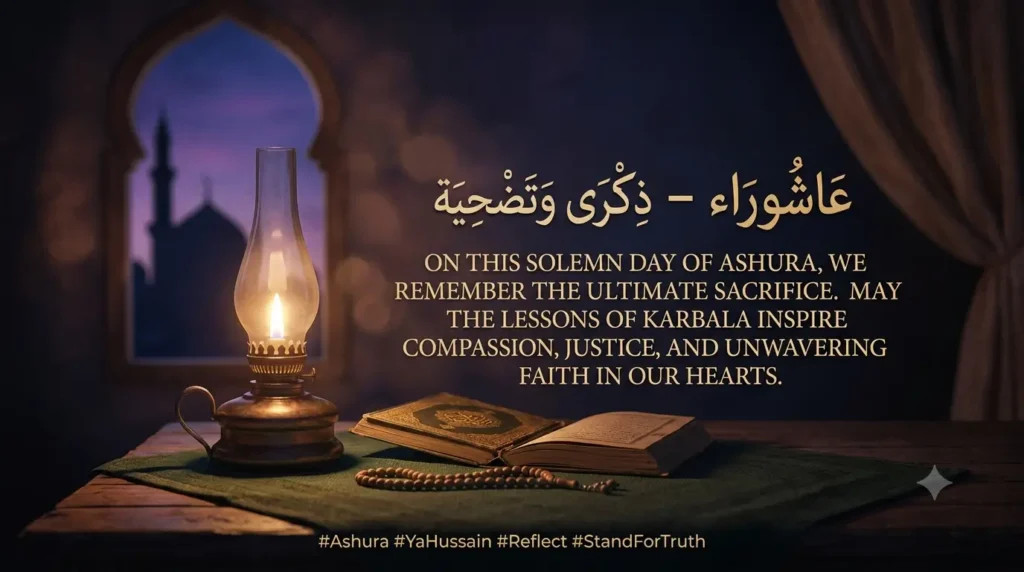 Heartfelt Ashura WhatsApp Status