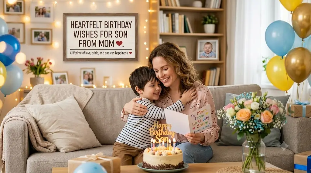 Heartfelt Birthday Wishes for Son From Mom