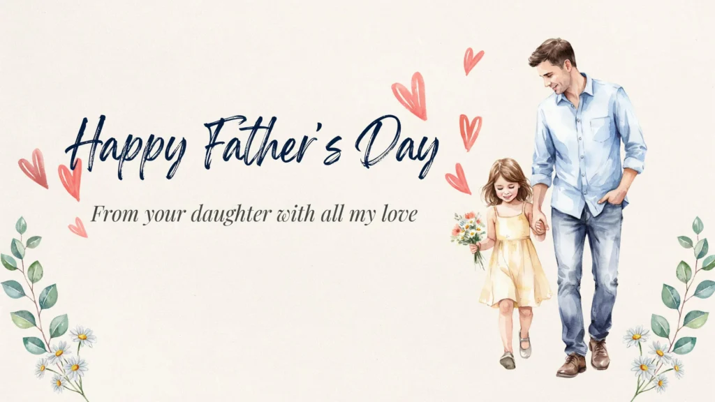 Heartfelt Father's Day Wishes from Daughter