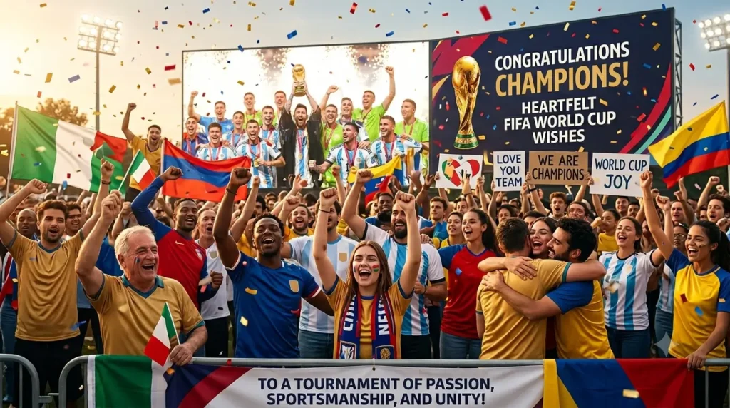 Heartfelt FIFA World Cup Celebration Wishes