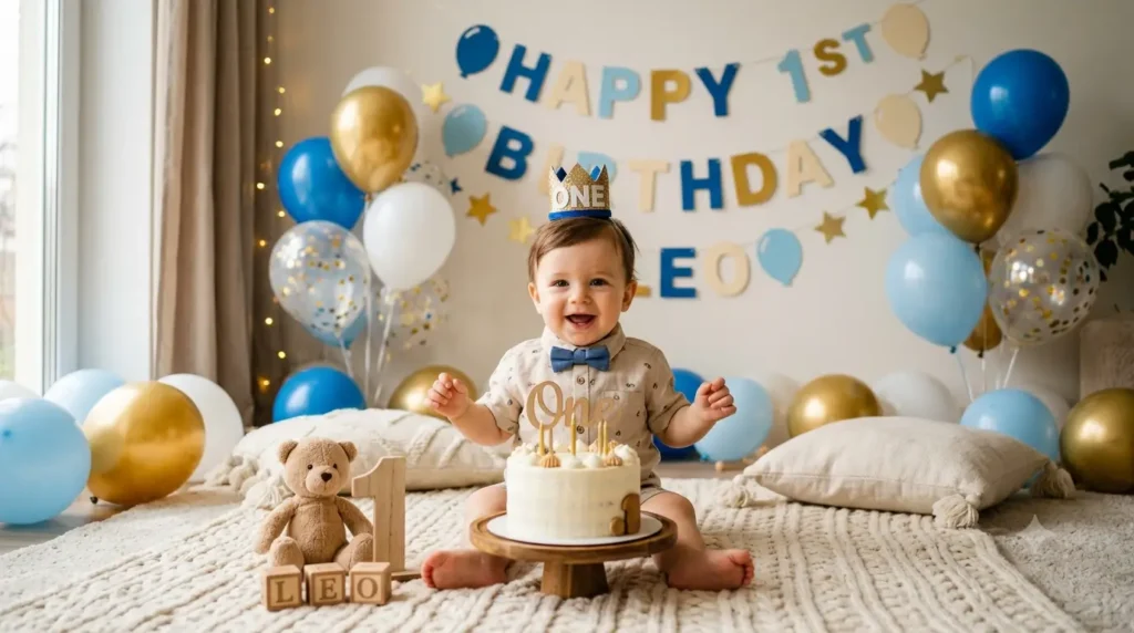 Heartfelt First Birthday Wishes for Baby Boy