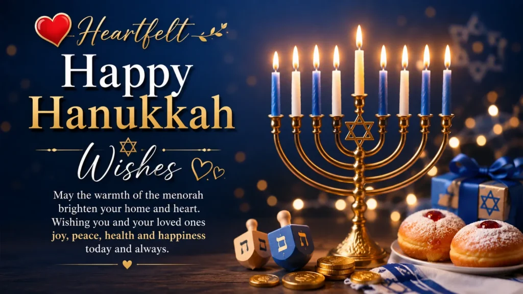 Heartfelt Happy Hanukkah Wishes