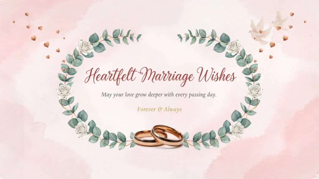 Heartfelt Marriage Wishes