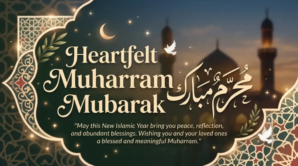 Heartfelt Muharram Mubarak Greetings