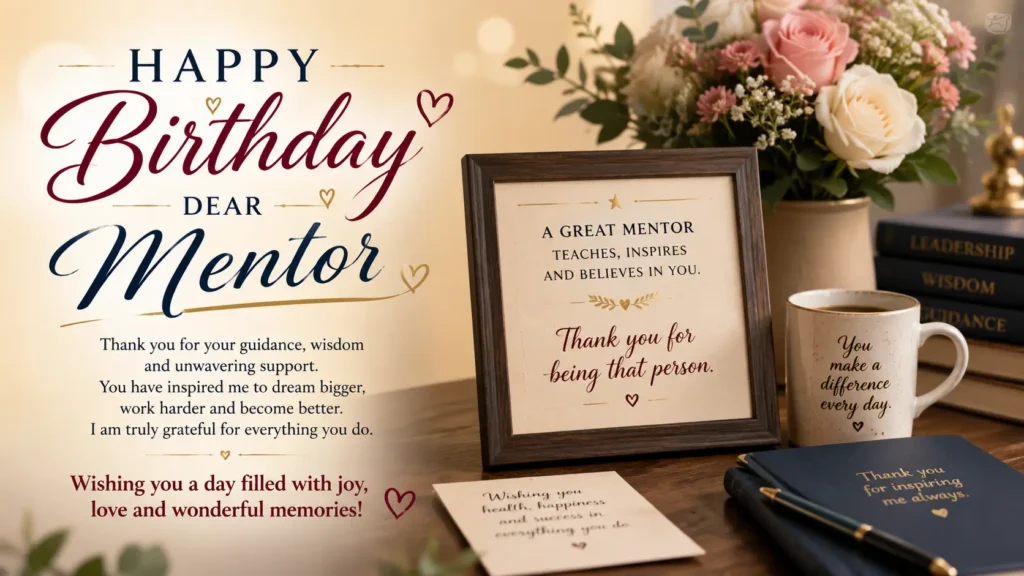 Heartfelt Birthday Wishes for Mentor