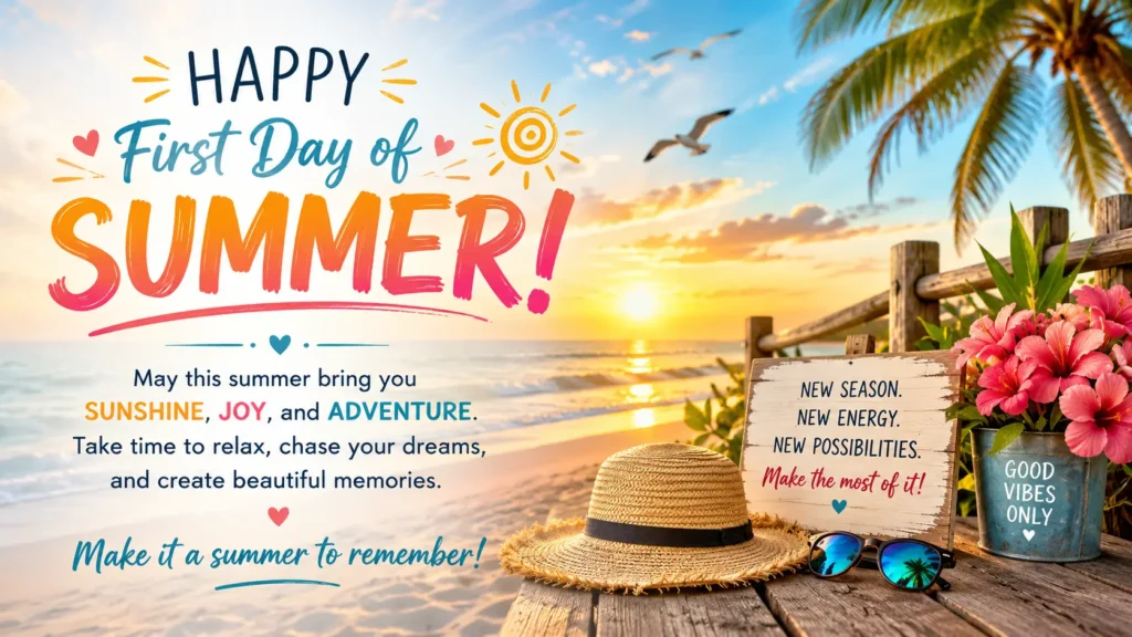 Inspirational First Day of Summer Wishes