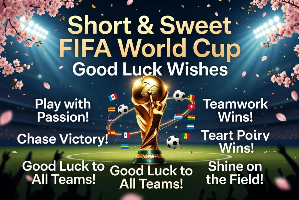 Short & Sweet FIFA World Cup Good Luck Wishes