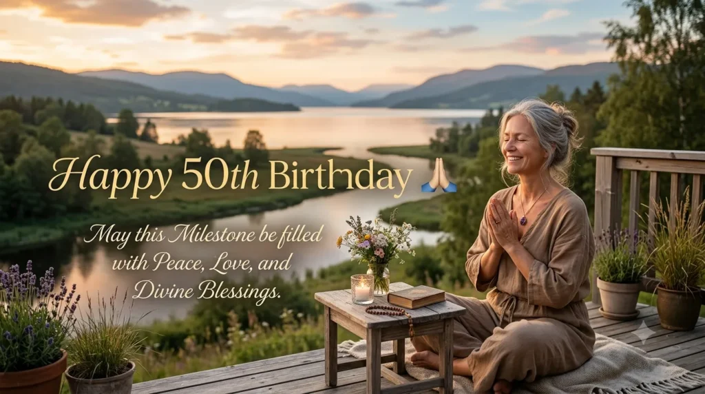 Spiritual 50th Birthday Wishes
