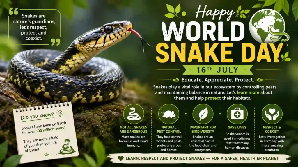  Educational World Snake Day Greetings