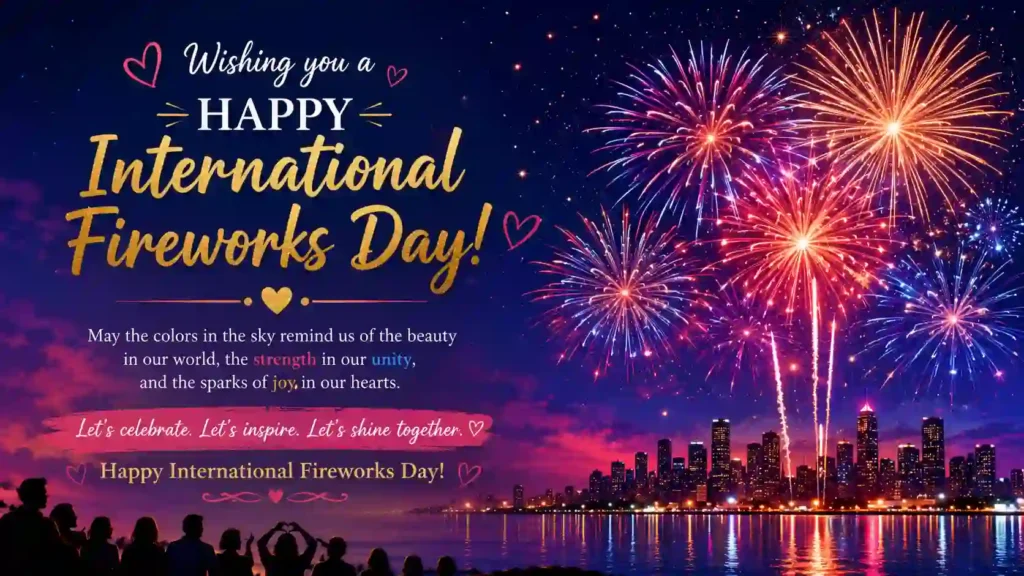 Heartfelt International Fireworks Day Wishes