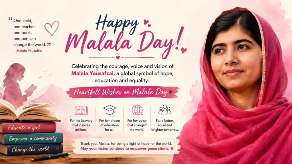 Heartfelt Malala Day Wishes