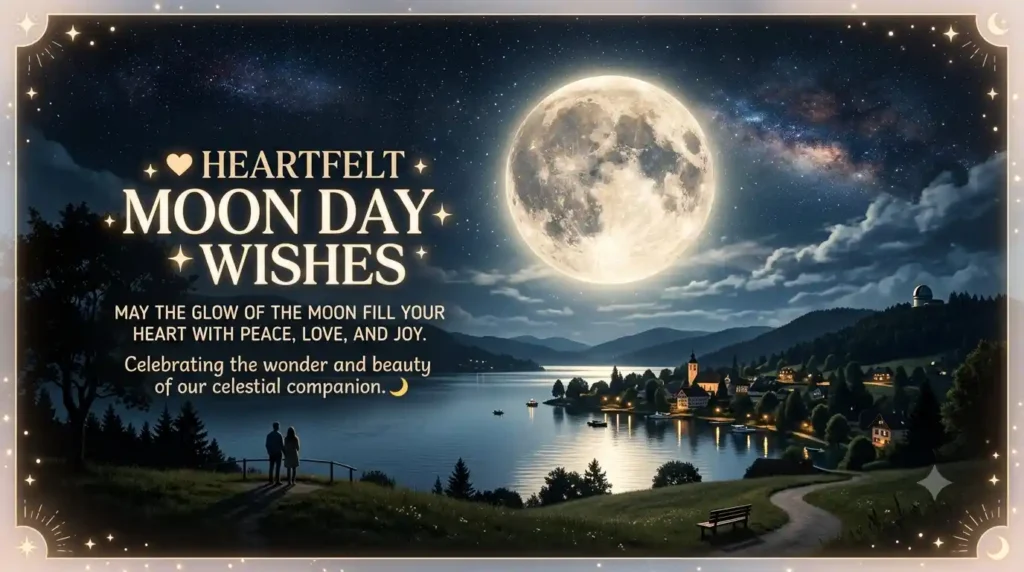 Heartfelt Moon Day Wishes