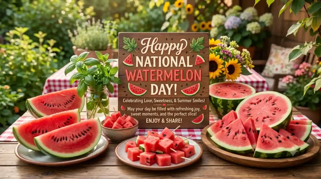 Heartfelt National Watermelon Day Wishes