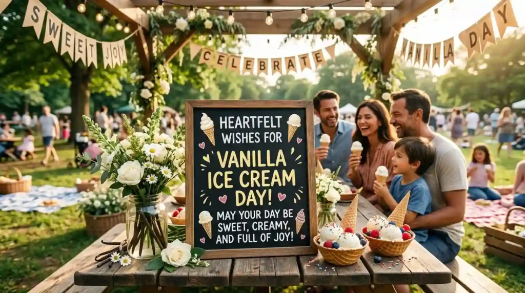 Heartfelt Wishes for Vanilla Ice Cream Day