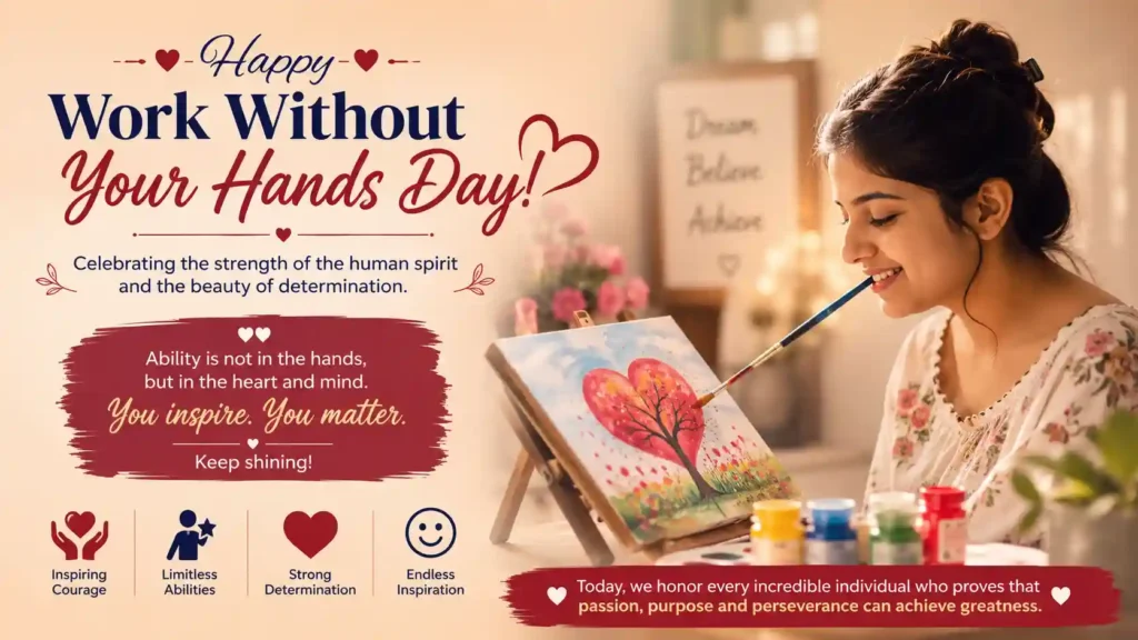 Heartfelt Work Without Your Hands Day Wishes