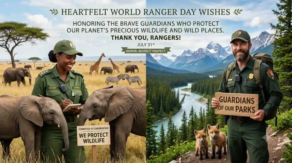 Heartfelt World Ranger Day Wishes