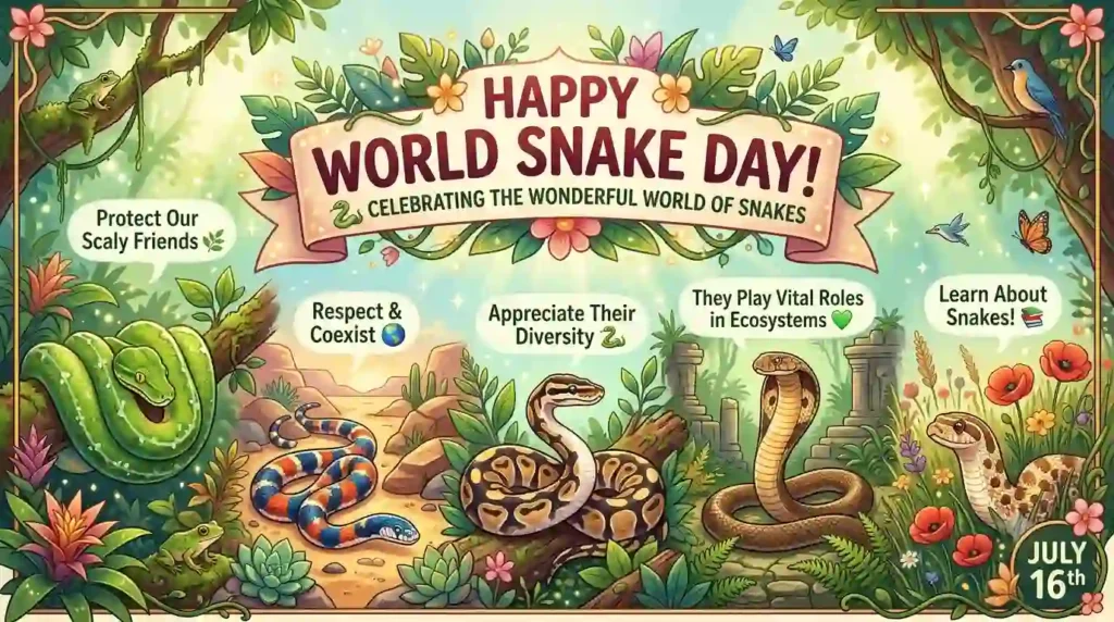  Heartfelt World Snake Day Wishes