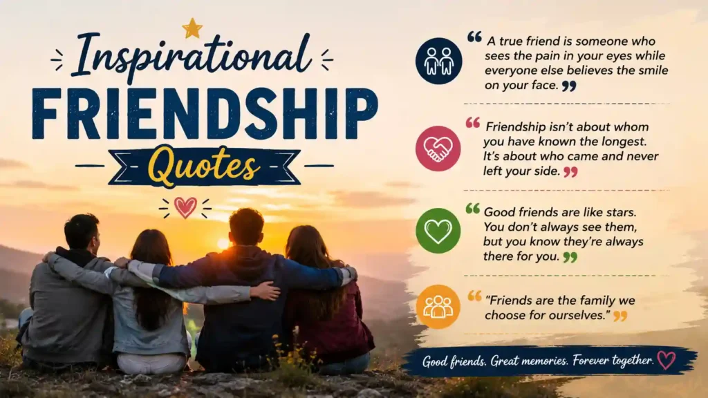 Inspirational Friendship Quotes