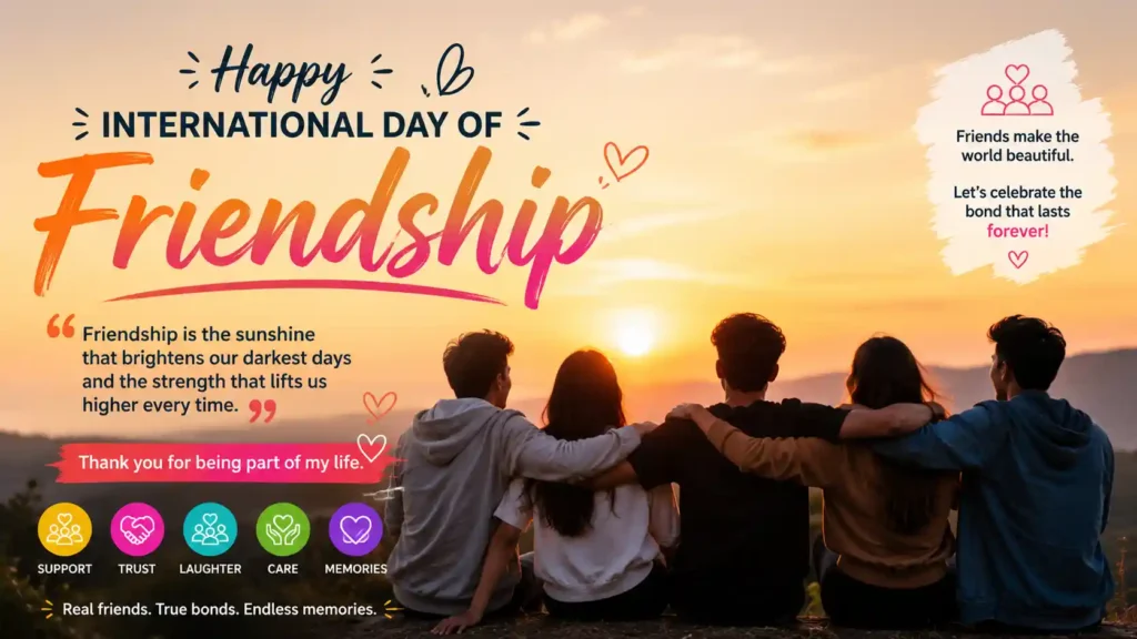  Inspirational International Day of Friendship Wishes