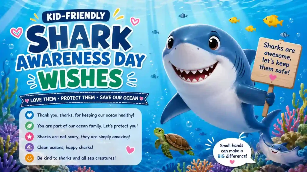  Kid-Friendly Shark Awareness Day Wishes