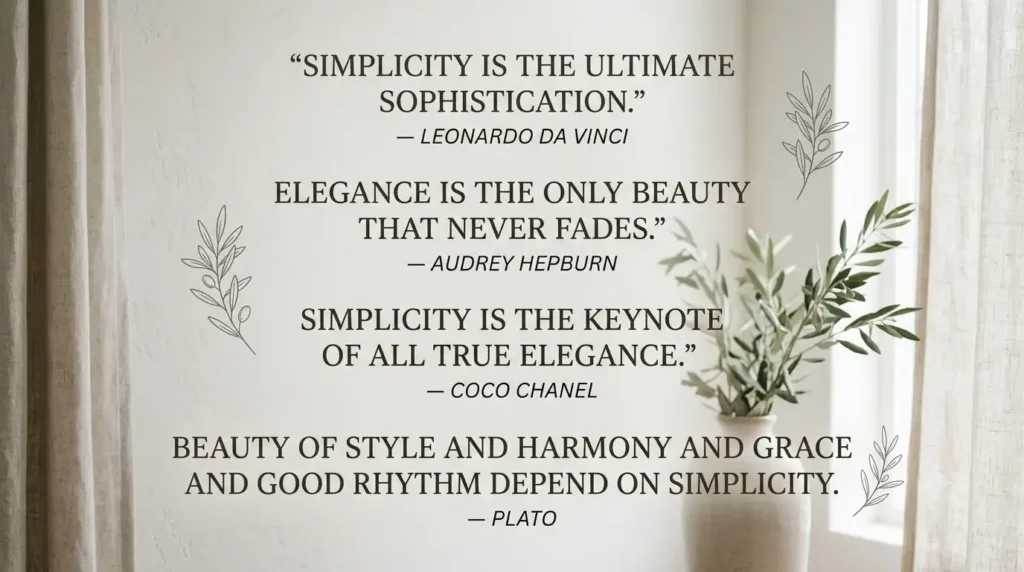 ✨ Quotes on Simplicity and Elegance