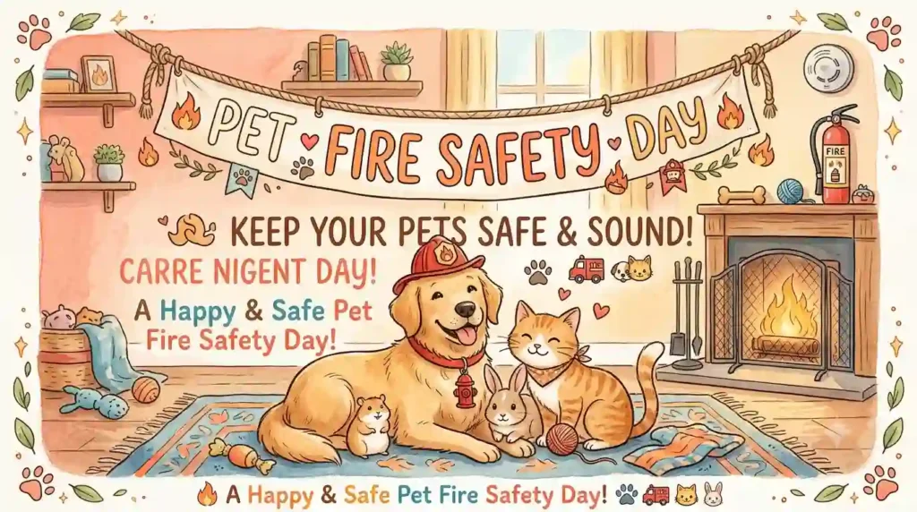 Short & Sweet Pet Fire Safety Day Wishes