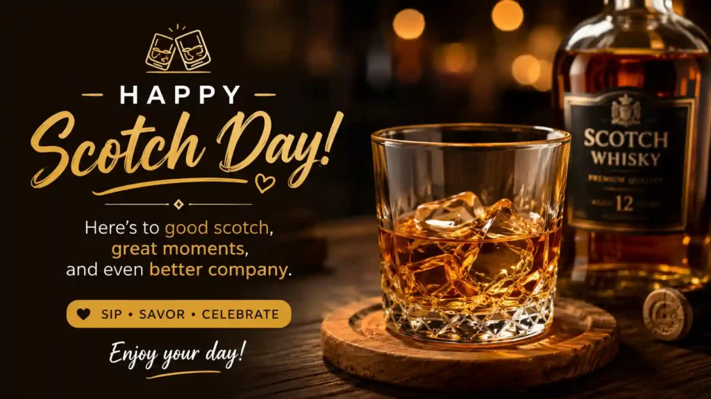Short Scotch Day Wishes