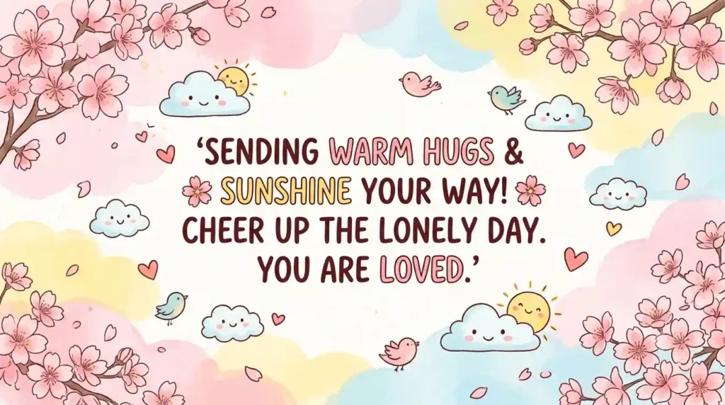  Short & Sweet Cheer Up the Lonely Day Wishes