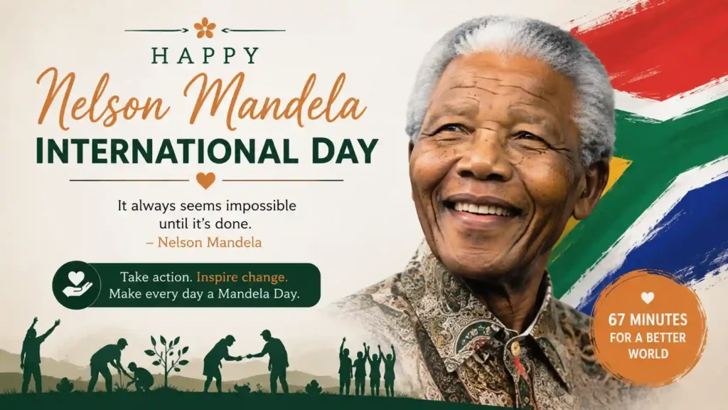  Short & Sweet Nelson Mandela International Day Wishes