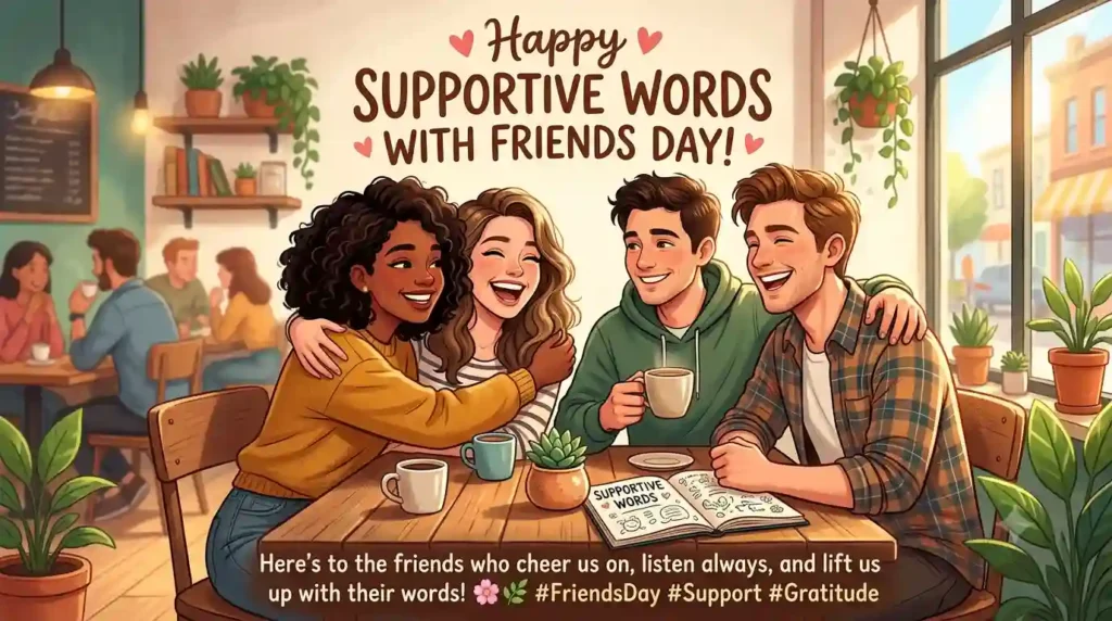 Supportive Words With Friends Day Wishes
