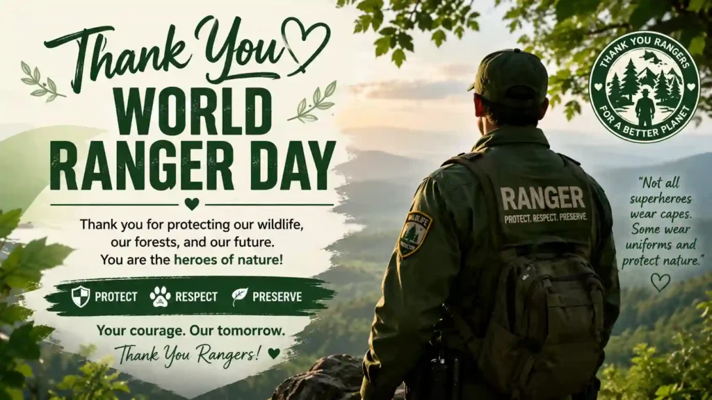 Thank You World Ranger Day Wishes