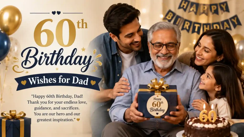 60th Birthday Wishes for Dad