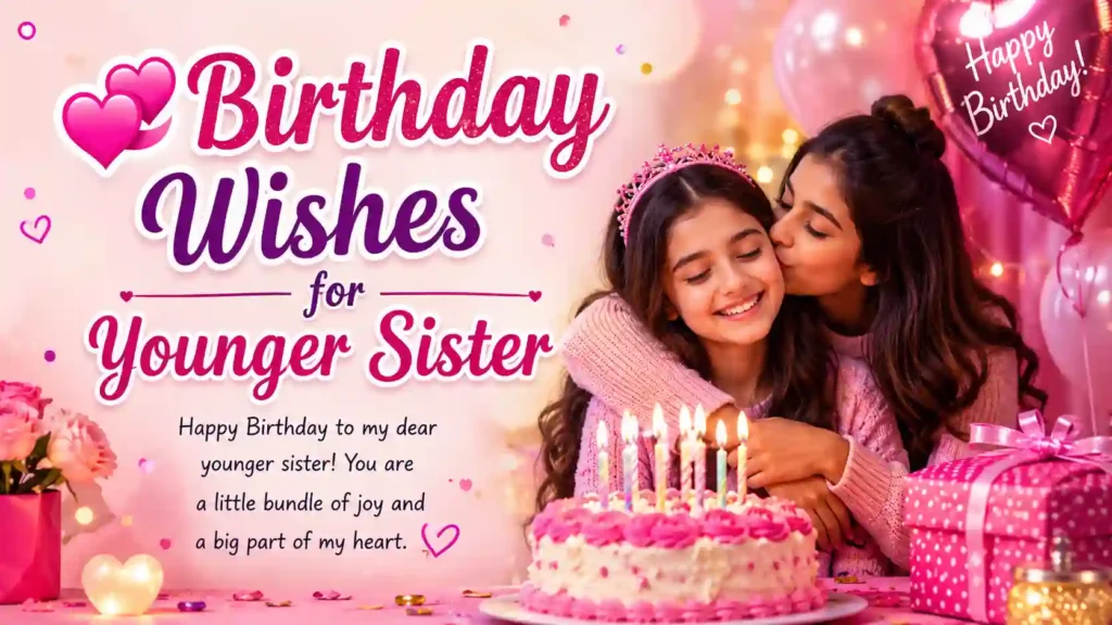 Birthday Wishes for Younger Sister