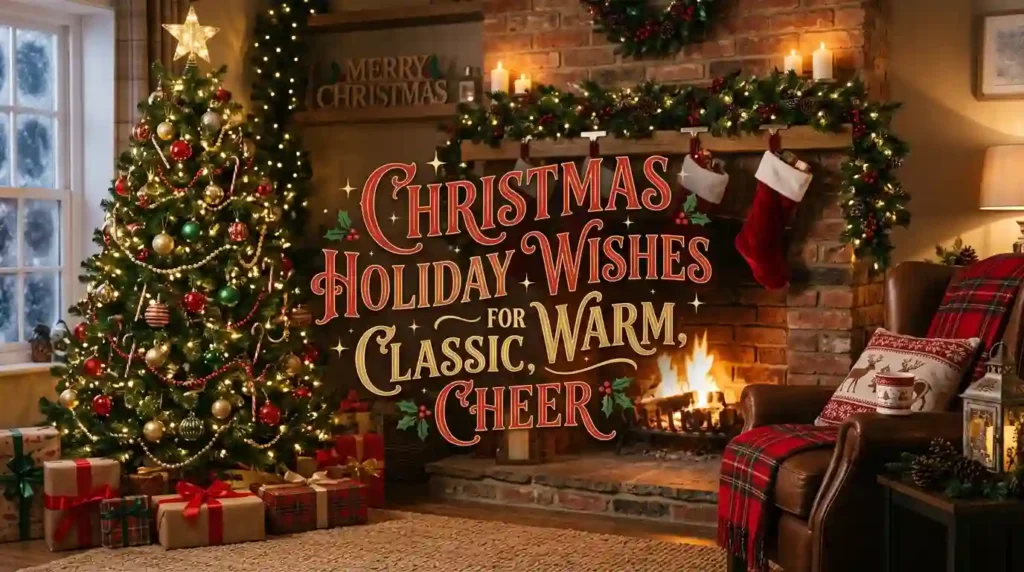 Christmas Holiday Wishes For Warm, Classic Cheer