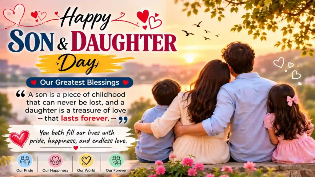 Emotional Son and Daughter Day Wishes From Parents