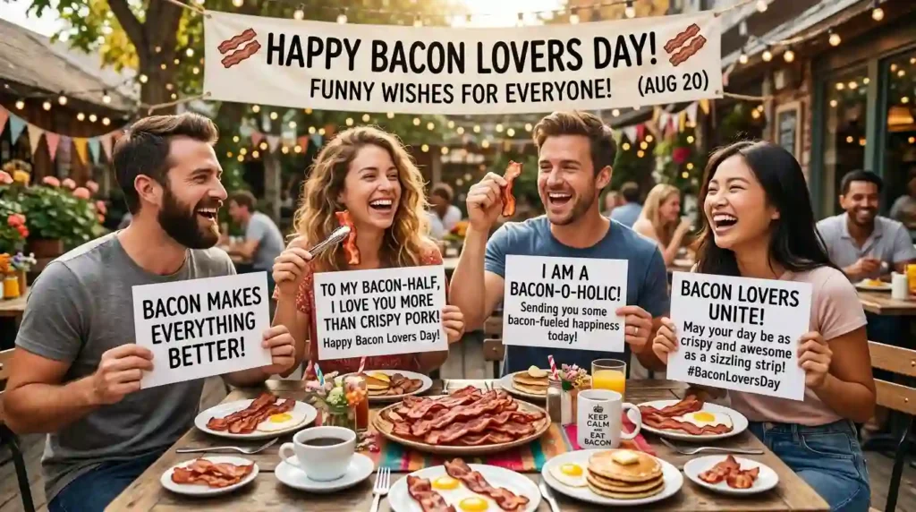 Funny Bacon Lovers Day Wishes For Everyone