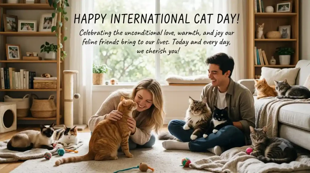 Heartfelt International Cat Day Wishes