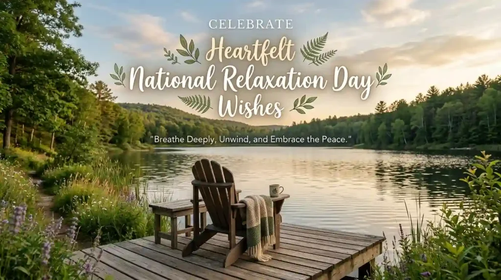 Heartfelt National Relaxation Day Wishes