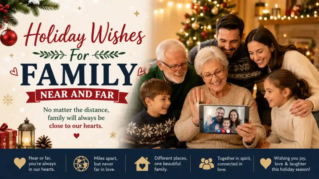 Holiday Wishes For Family Near And Far