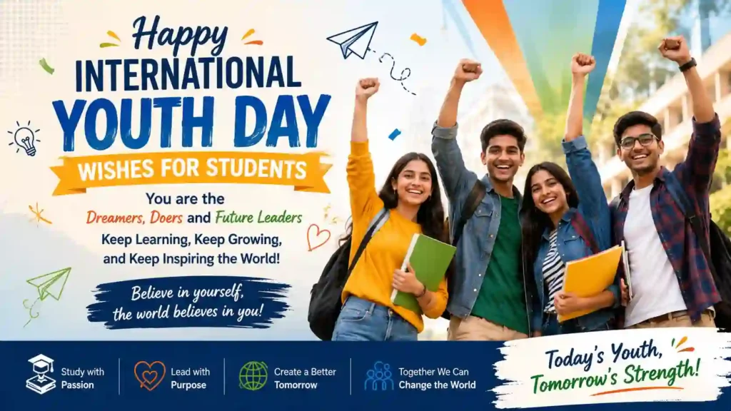 International Youth Day Wishes for Students