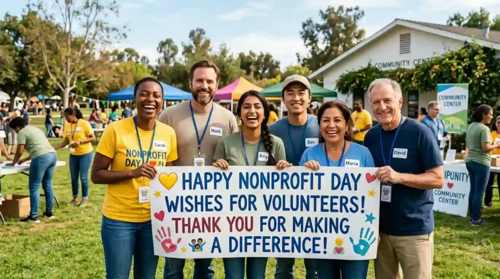 Nonprofit Day Wishes for Volunteers