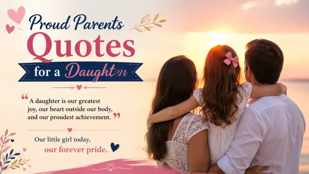 Proud Parents Quotes for a Daughter