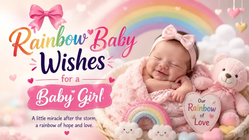 Rainbow Baby Wishes for a Baby Girl