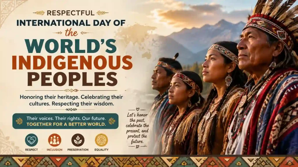 Respectful International Day of the World's Indigenous Peoples Greetings
