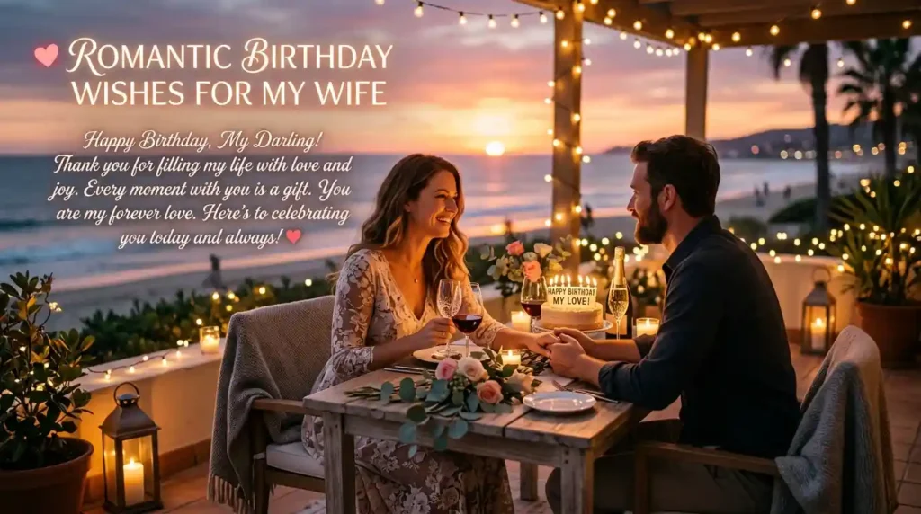 Romantic Birthday Wishes For Wife
