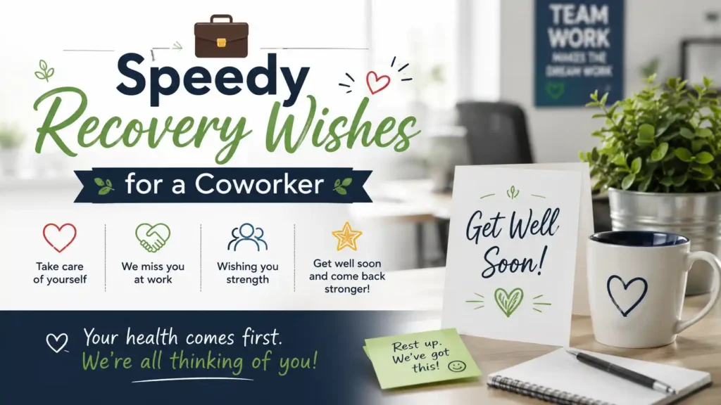 Speedy Recovery Wishes for a Coworker