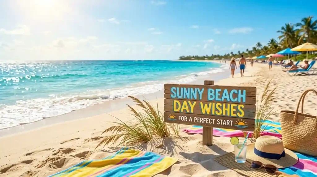 Sunny Beach Day Wishes For A Perfect Start